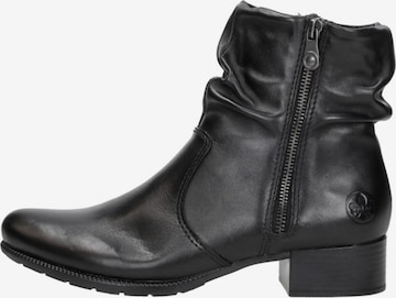 Rieker Boots 'Enkellaarsjes Hak' in Black: front