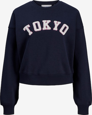 JJXXSweater majica 'JXTATUM' - plava boja: prednji dio