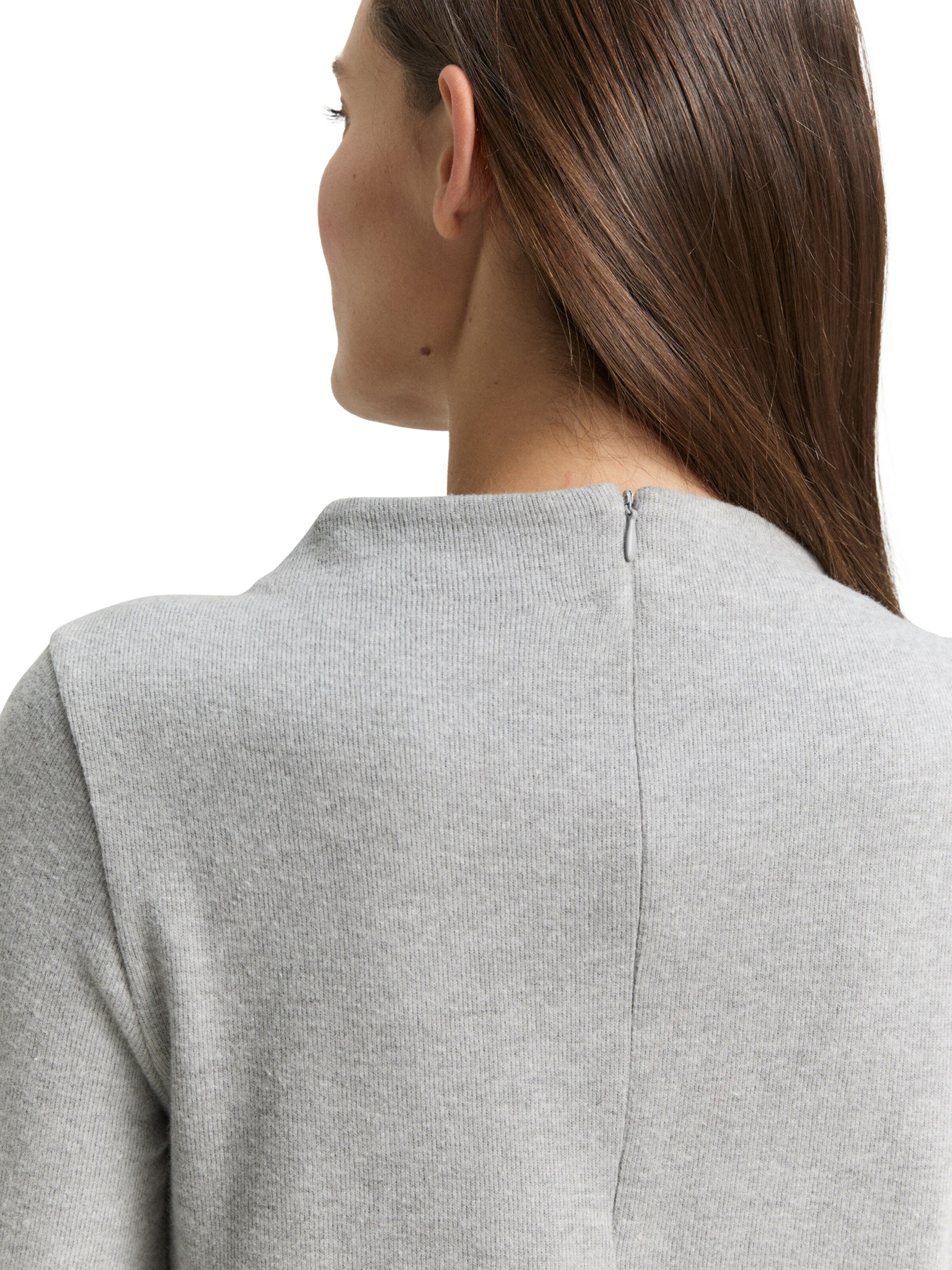 TOM TAILOR Трикотажное платье в Серый