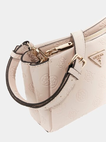 GUESS Handtasche 'Tisha' in Beige