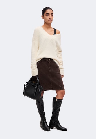 Pull-over 'Al44ida' ZABAIONE en beige : sur le côté