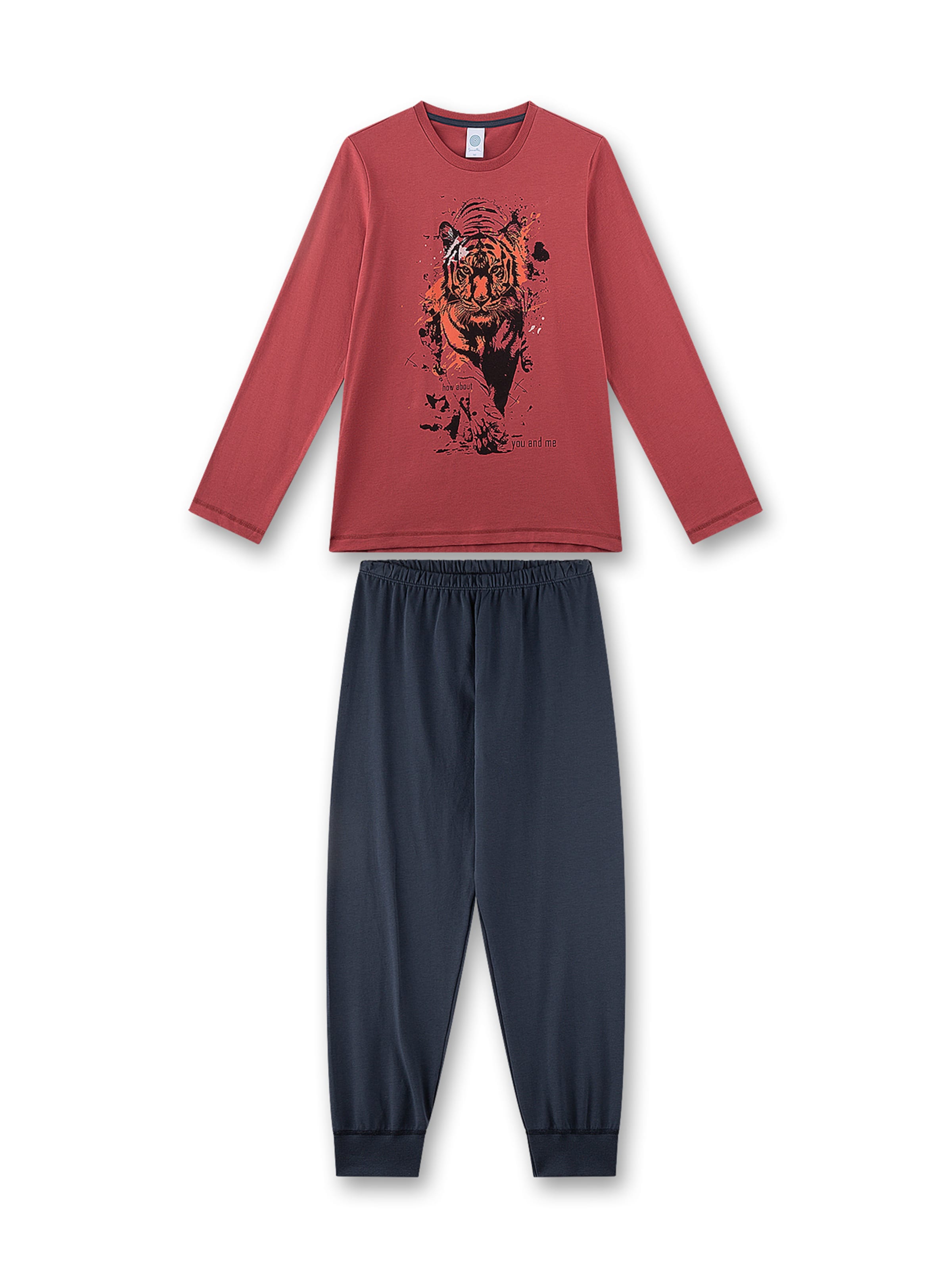 Sanetta Pajamas in Red: front