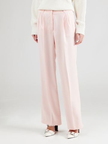 GUESS regular Παντελόνι με τσάκιση 'REBECCA' σε ροζ: μπροστά