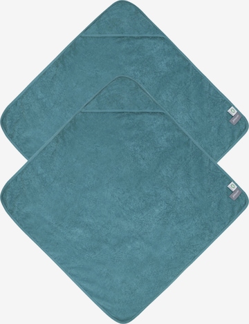 Aspero Bathrobe in Blue: front