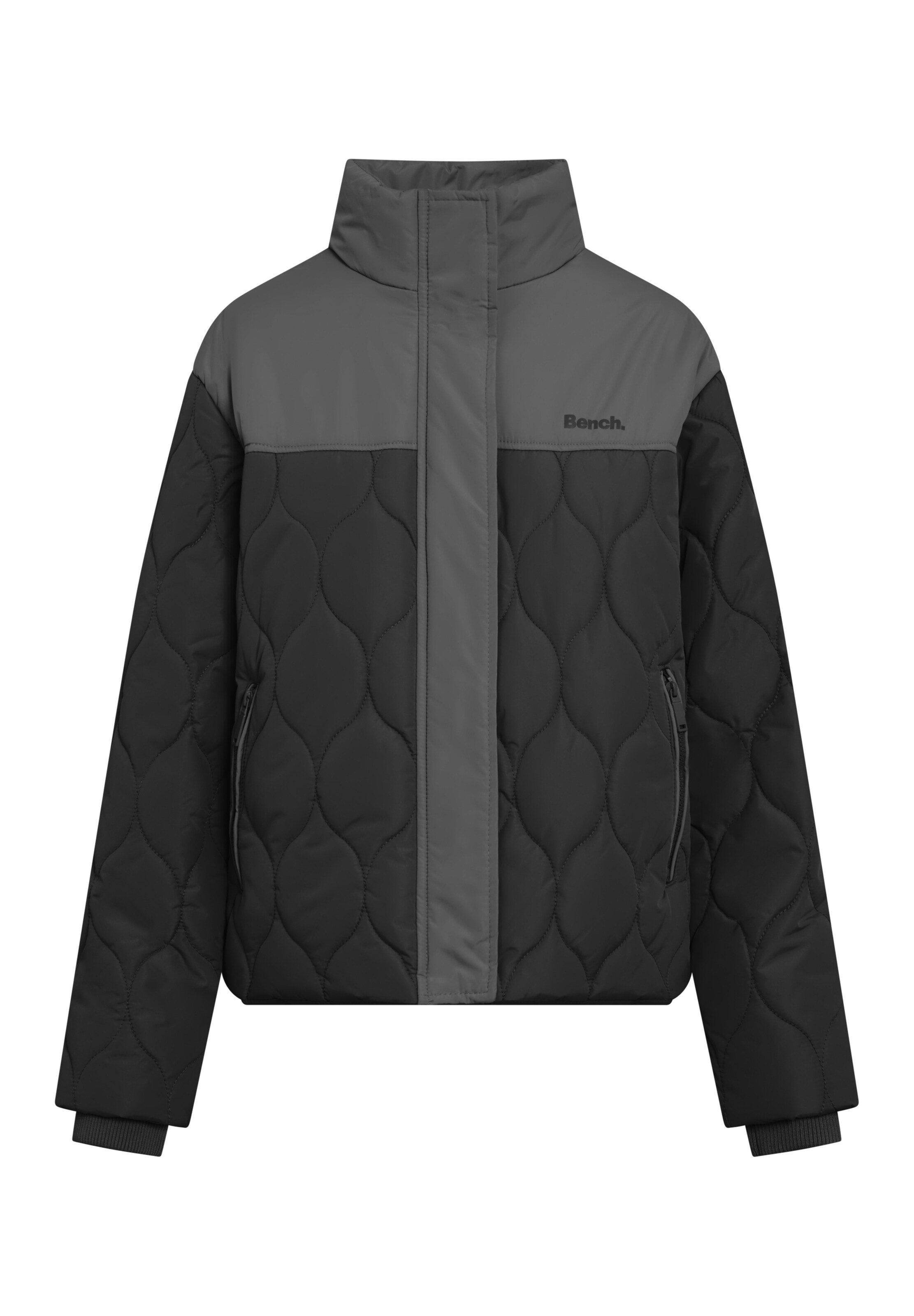 BENCH Jacke in Schwarz: Vorderseite