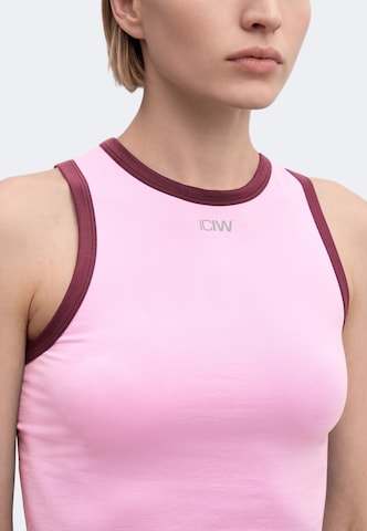 ICANIWILL Sport top 'Mirage' - rózsaszín