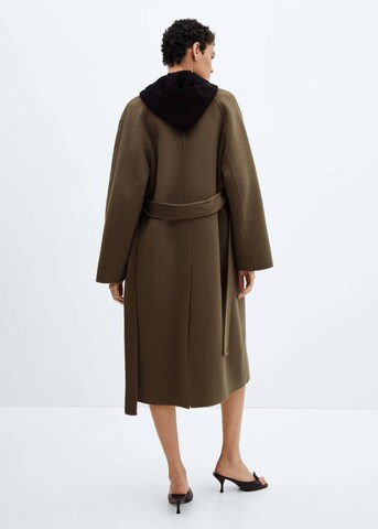 MANGO Between-Seasons Coat 'Batin' in Green