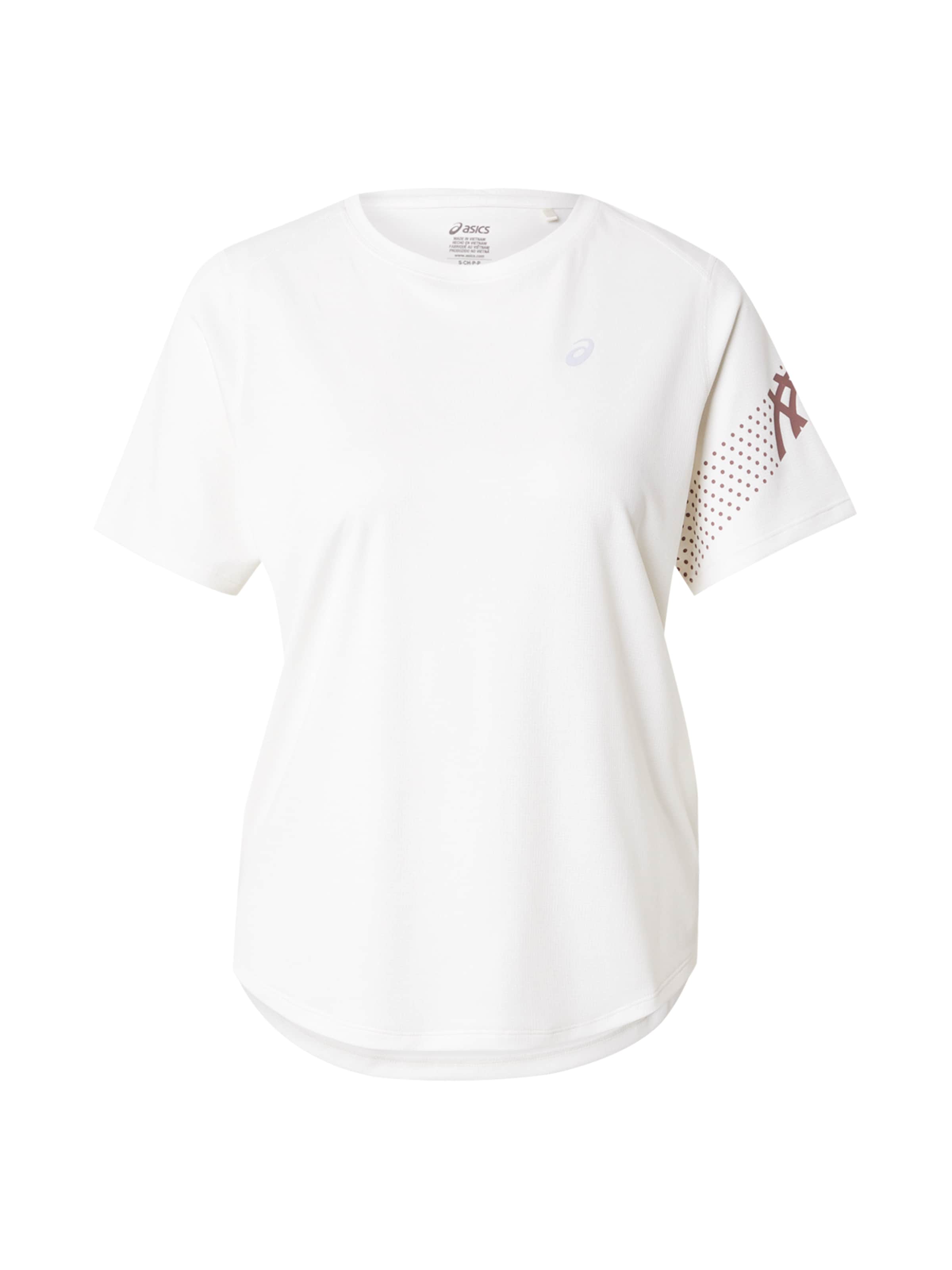 T-shirt fonctionnel ASICS en blanc : devant
