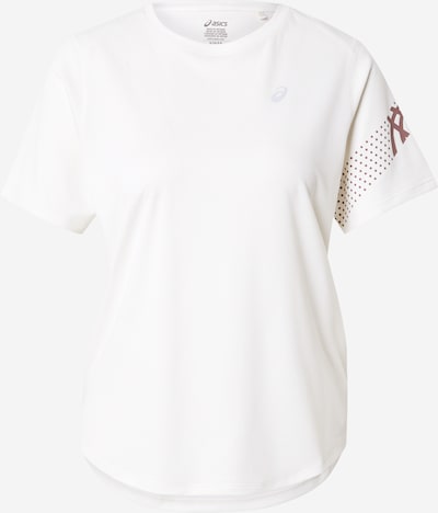 ASICS Toiminnallinen paita värissä suklaa / vaaleanharmaa / helmenvalkoinen, Tuotenäkymä