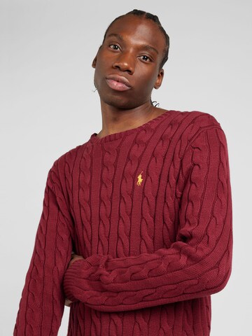 Polo Ralph Lauren Regular fit Пуловер 'Driver' в червено