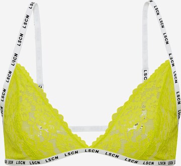 LSCN by LASCANA Triangle Bra in Green: front