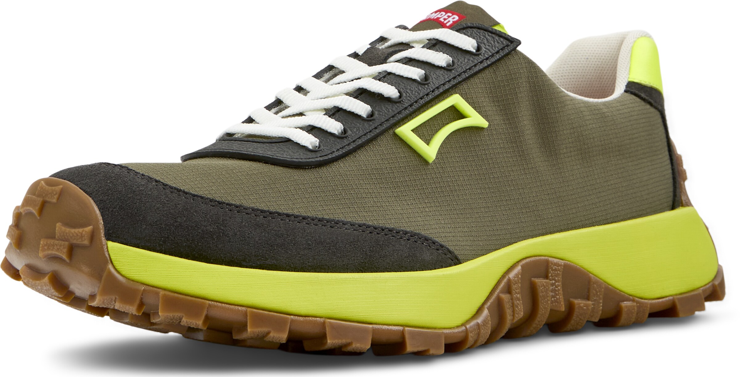 Sneaker bassa 'Drift Trail' di CAMPER in verde: frontale