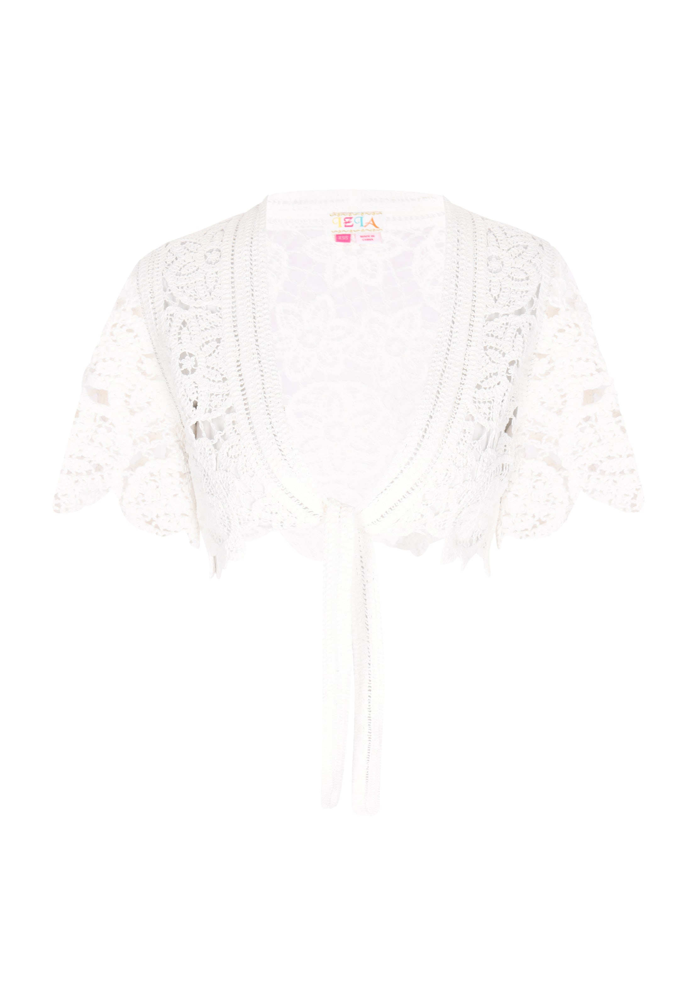 IZIABolero 'Spring Summer' - bijela boja: prednji dio