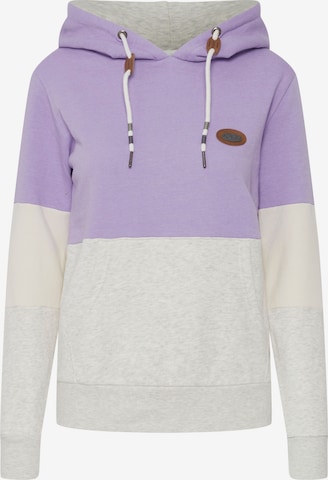 Oxmo Sweatshirt 'Kathrine' in Lila: voorkant