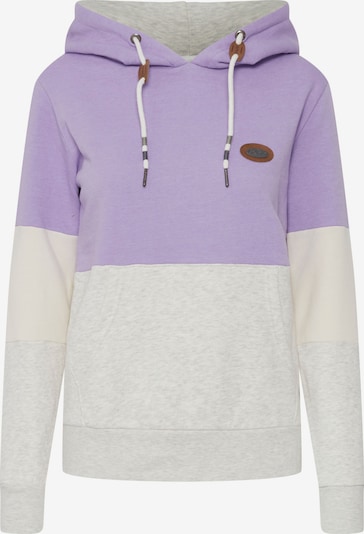 Oxmo Sweatshirt 'Kathrine' in L in hellgrau / lila, Produktansicht