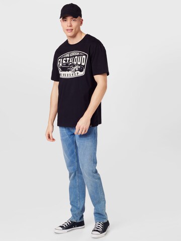 King Kerosin - Camiseta 'Fast &Loud' en negro