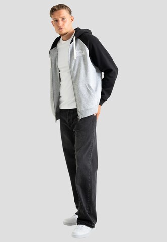 Lonsdale London Bluza rozpinana 'Coulsdon' w kolorze szary