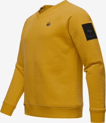 STONE HARBOUR Sweatshirt 'Craig El' in Yellow