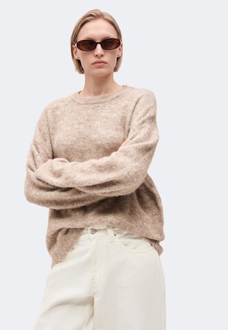 Pull-over oversize 'Tessy' ABOUT YOU en beige