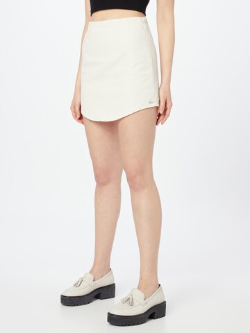 RVCA Skirt in Beige: front