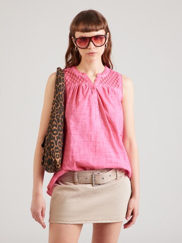 Soccx Blouse in Pink: front