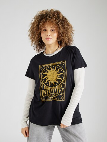 Vero Moda Curve - Camiseta en negro: frente