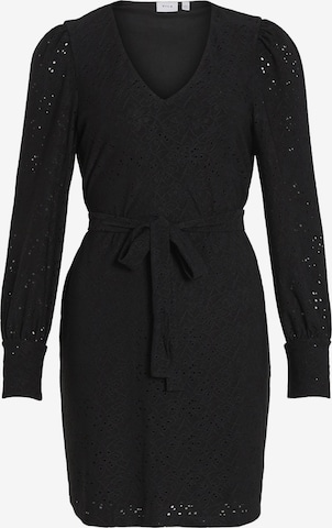 VILA Dress in Black: front