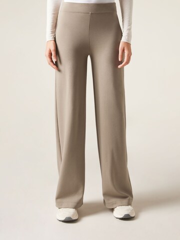 CALZEDONIA Wide Leg Leggings in Braun