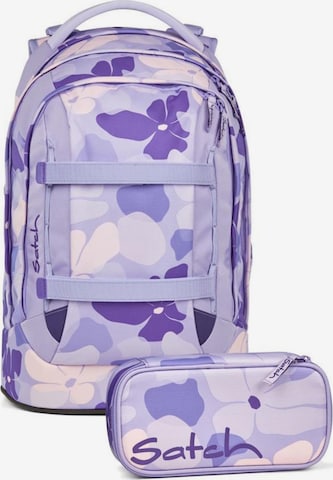 Satch Rucksack in Lila: Vorderseite