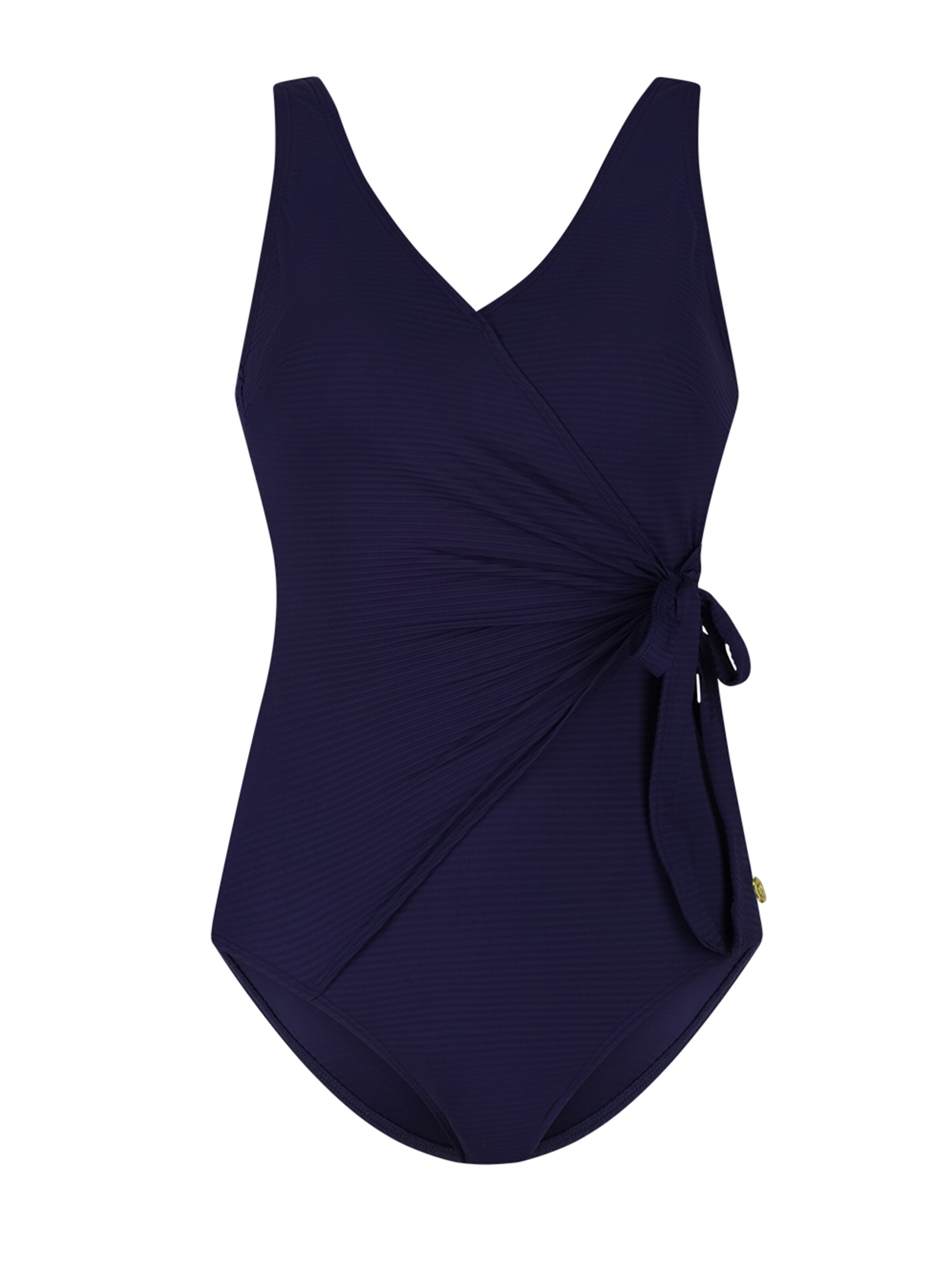Ten Cate Classic Swimsuit 'V-Neck Padded' in Blue: front