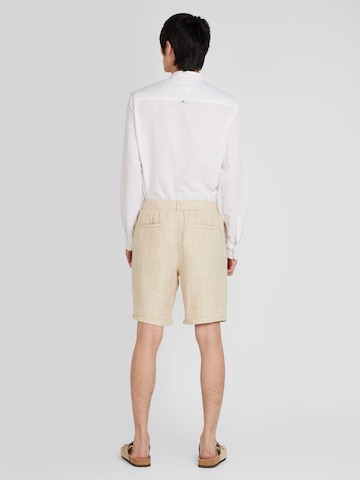 KnowledgeCotton Apparel Regular Shorts in Beige