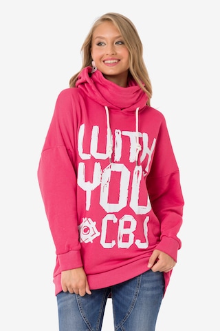 CIPO & BAXX Sweatshirt in Roze: voorkant