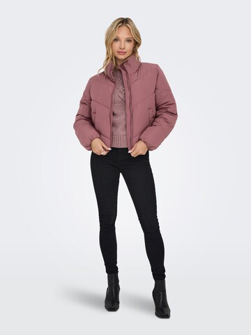 Veste mi-saison 'MAGGI' ONLY en rose