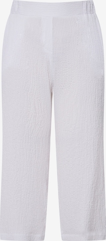 Ulla Popken Loose fit Pants in White: front