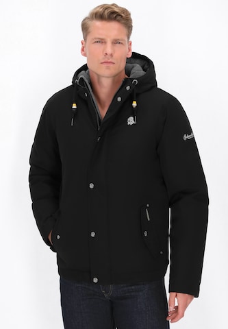 Veste fonctionnelle Schmuddelwedda en noir : devant