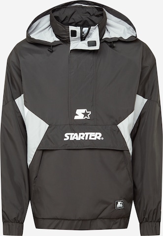 Starter Black Label Between-Season Jacket in Black: front