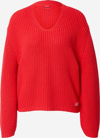 raudona HUGO Megztinis: priekis