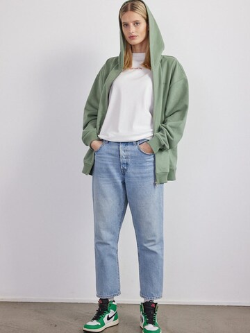 BEARTH Zip-Up Hoodie 'Bio-Baumwoll-Mix' in Green