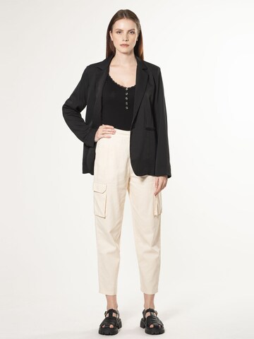 Influencer Tapered Cargobyxa i vit