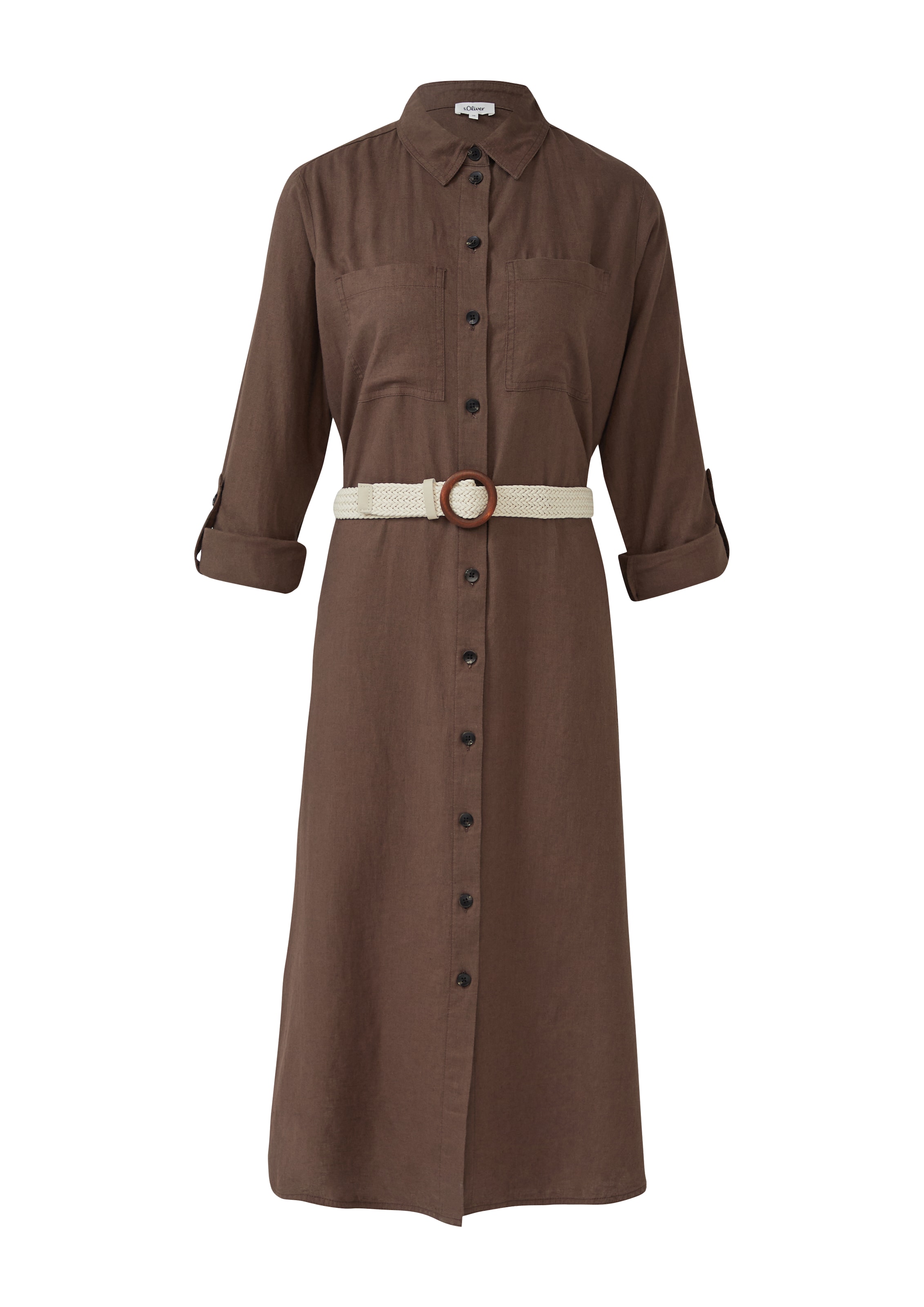 s.Oliver Blousejurk in Bruin: voorkant