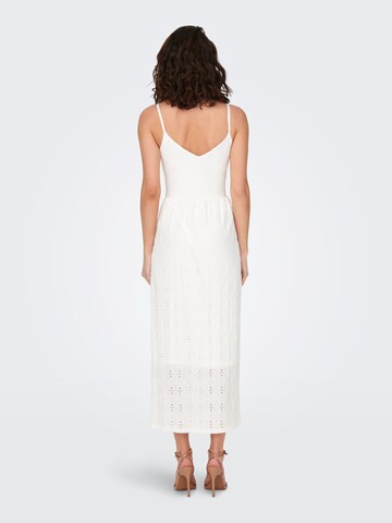 Robe d’été 'Ellen' ONLY en blanc