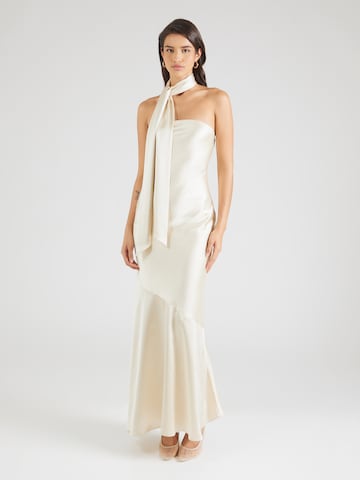 millane - Vestido de noche en beige: frente