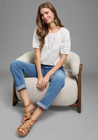 LAURA SCOTT Bluse in Weiß