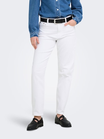 ONLY Slim fit Jeans 'ONLEmel' in White: front