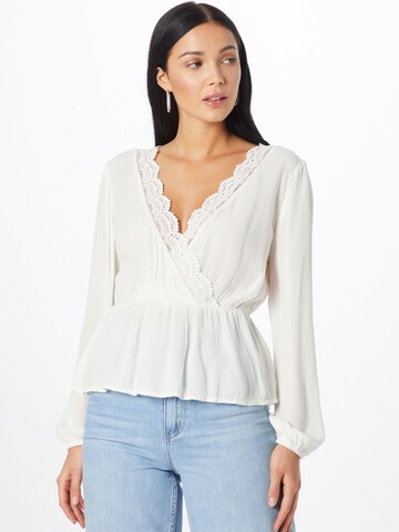 ABOUT YOU Blouse 'Binia' in Wit: voorkant