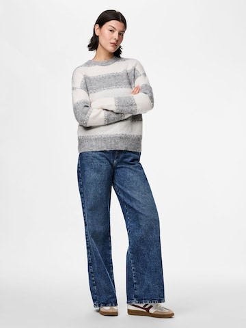 PIECES Sweater 'PCMilla' in Grey
