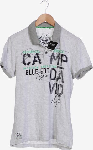 CAMP DAVID Top & Shirt in M in Grey: front
