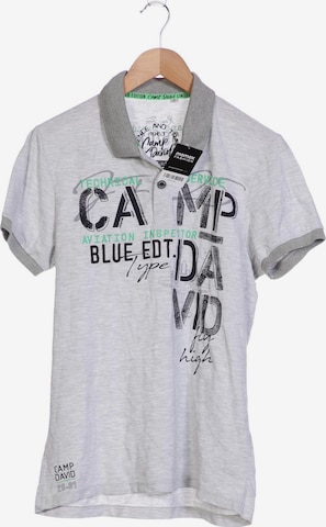 CAMP DAVID Top & Shirt in M in Grey: front