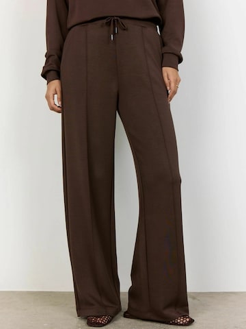 Soyaconcept Regular Broek in Bruin: voorkant