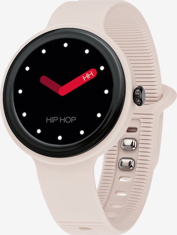 Orologio digitale di Hip Hop in beige: frontale